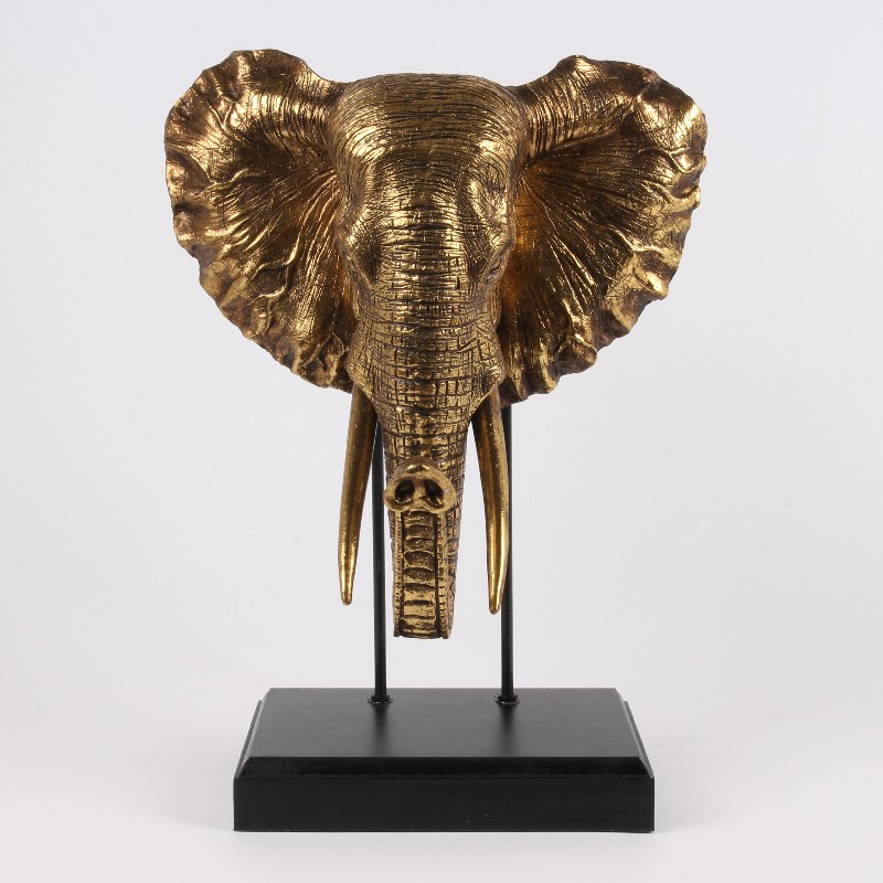 Fig. Elephanthead h.56x42x29 cm
