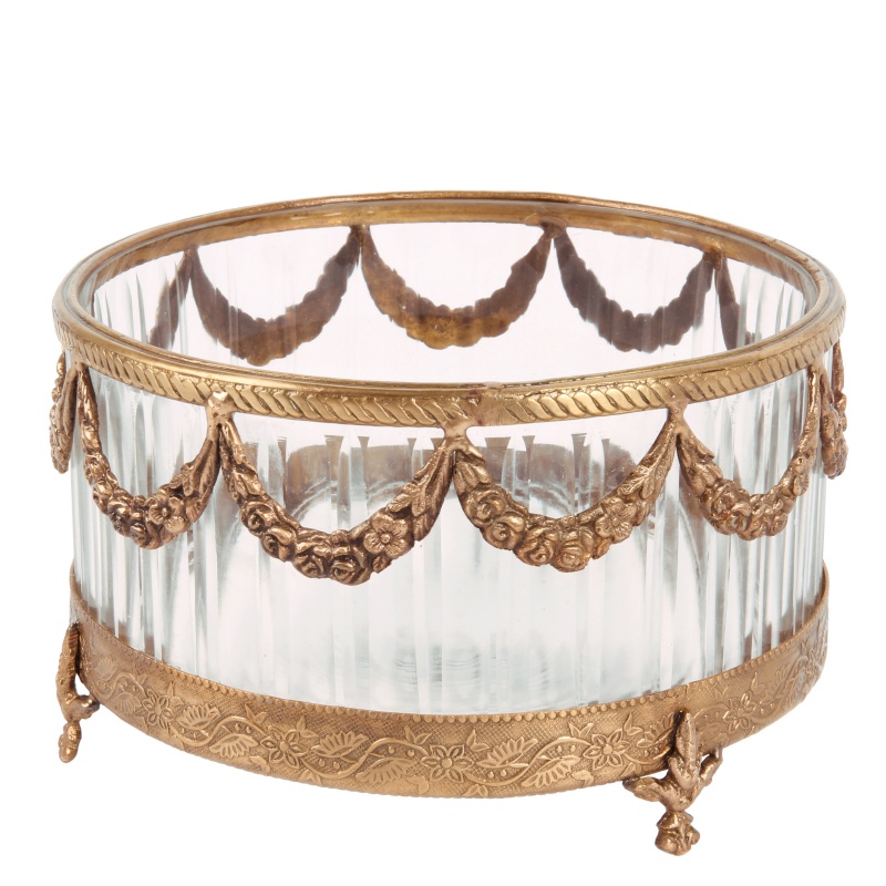 Tafelgerei schaal koper 10 cm