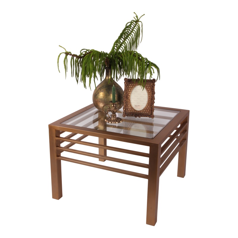 Tafel bijzet Dubai vierkant goud