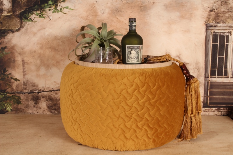 Poef met opbergruimte bal