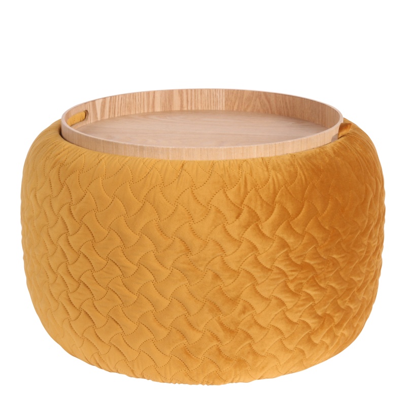 Poef met opbergruimte bal