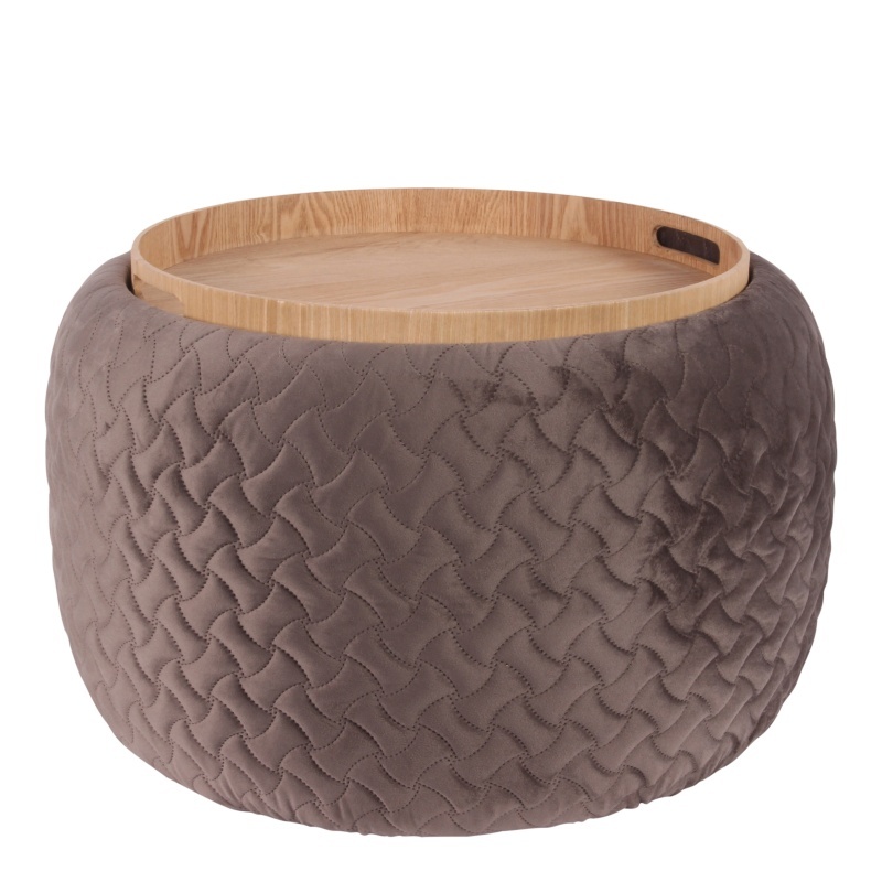 Poef met opbergruimte bal