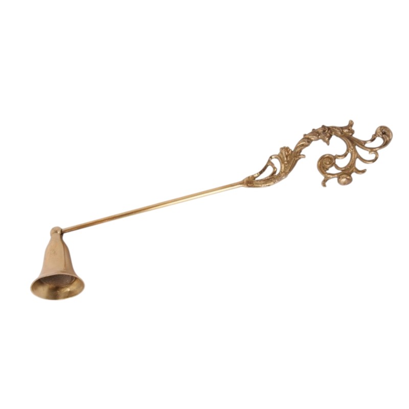 Kaarsendover28 cm koper