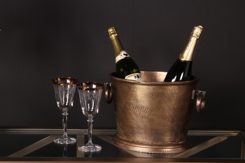 Champagnekoeler h. 22 cm