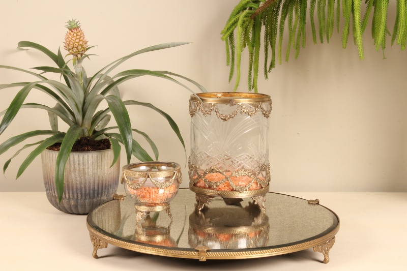 Tafelgerei bonbonniere koper