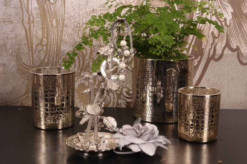 Deco sieraden stand koper 25 cm