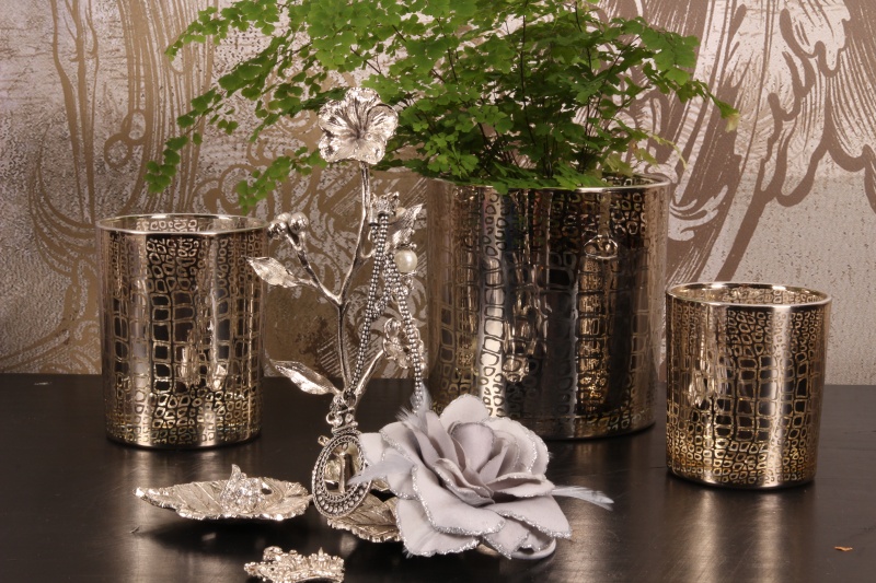 Deco sieraden stand koper 20 cm