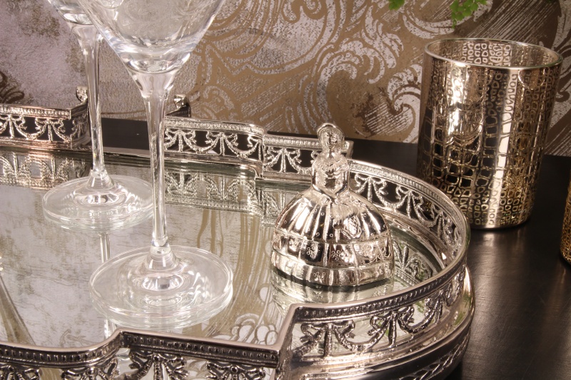 Deco bel kantoor koper 9 cm