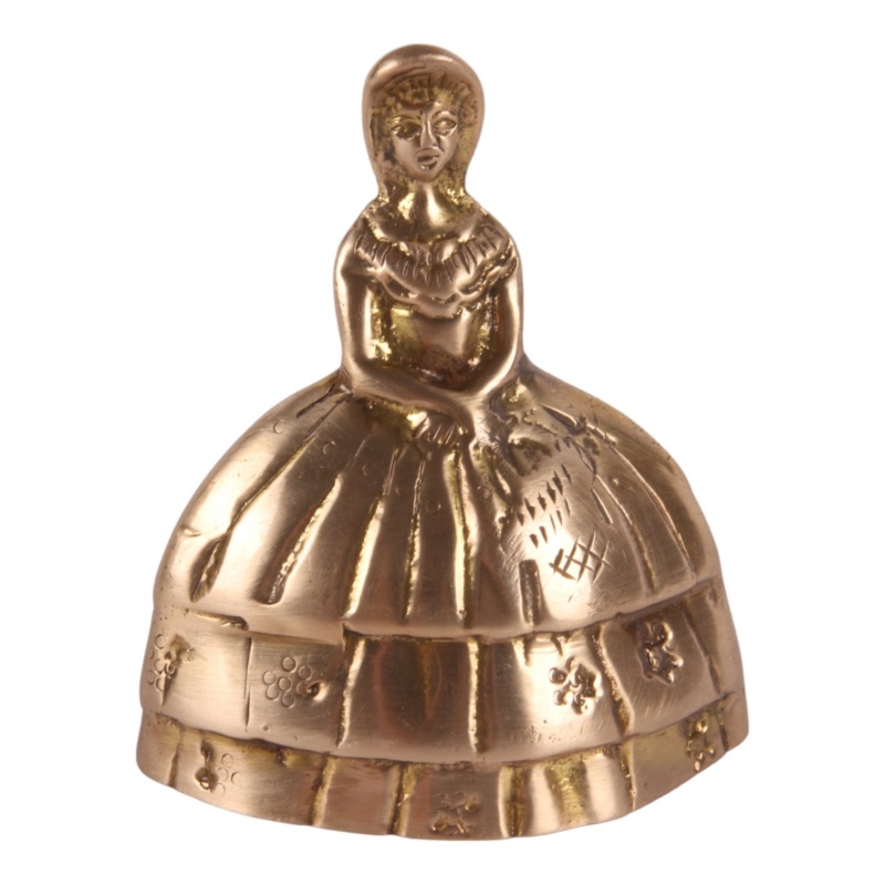 Deco bel kantoor koper 9 cm