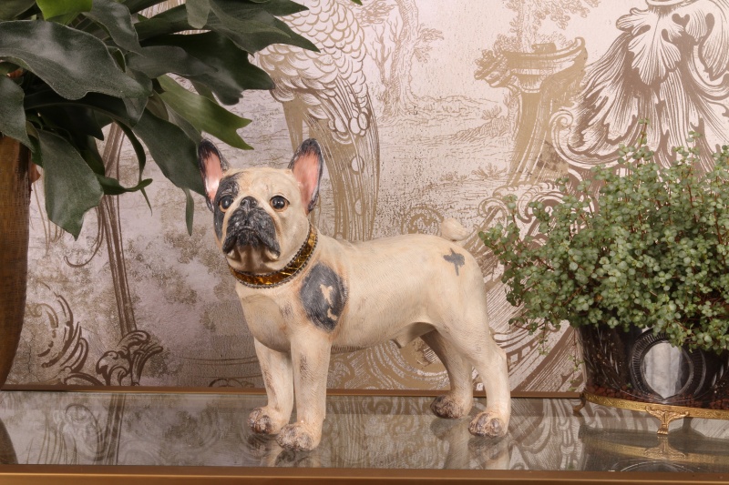 Fig. Franse Bulldog resin 32 cm