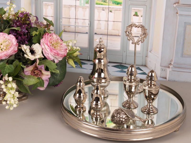 Tafelgerei Zout & Peper SET brass 10 cm