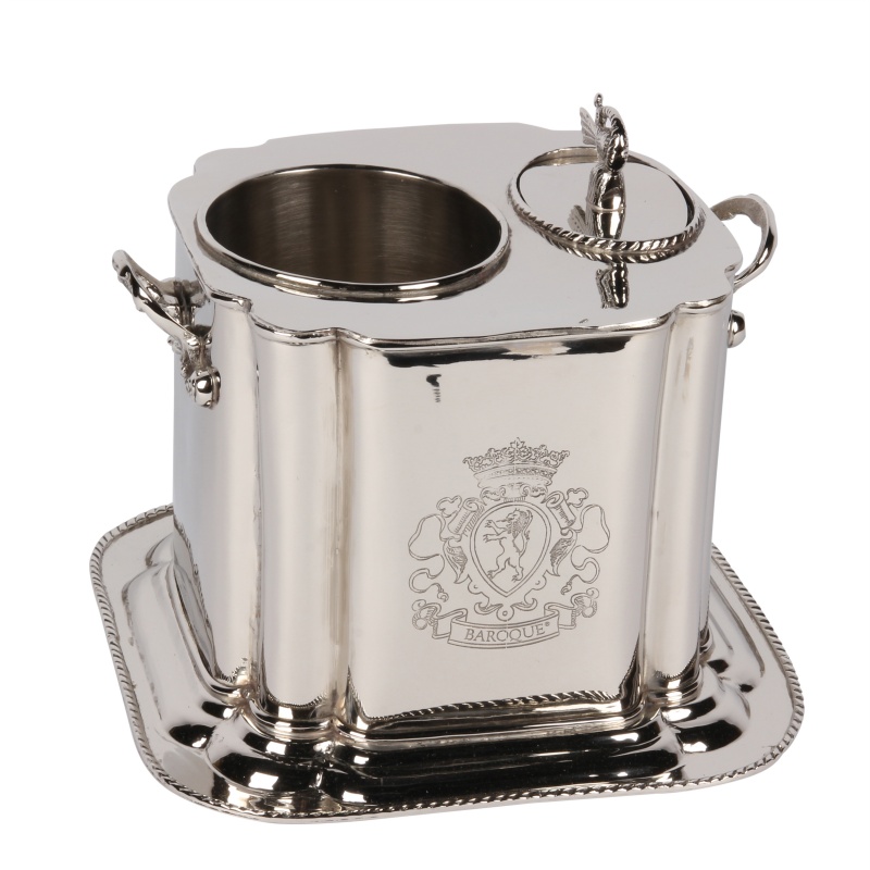 Champagne Wijn koper 25.5x21 cm