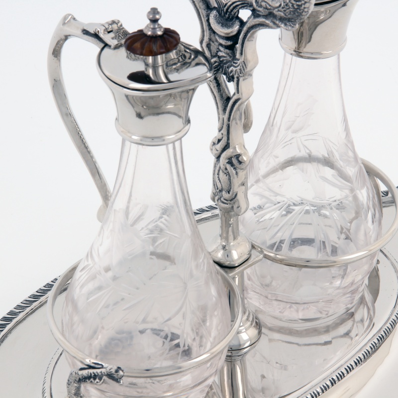 Tafelgerei set van 2 koper 29x18 cm